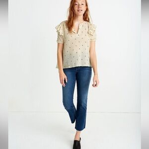 Madewell Embroidered Gazebo Top Sz XS NWT $78 sold out